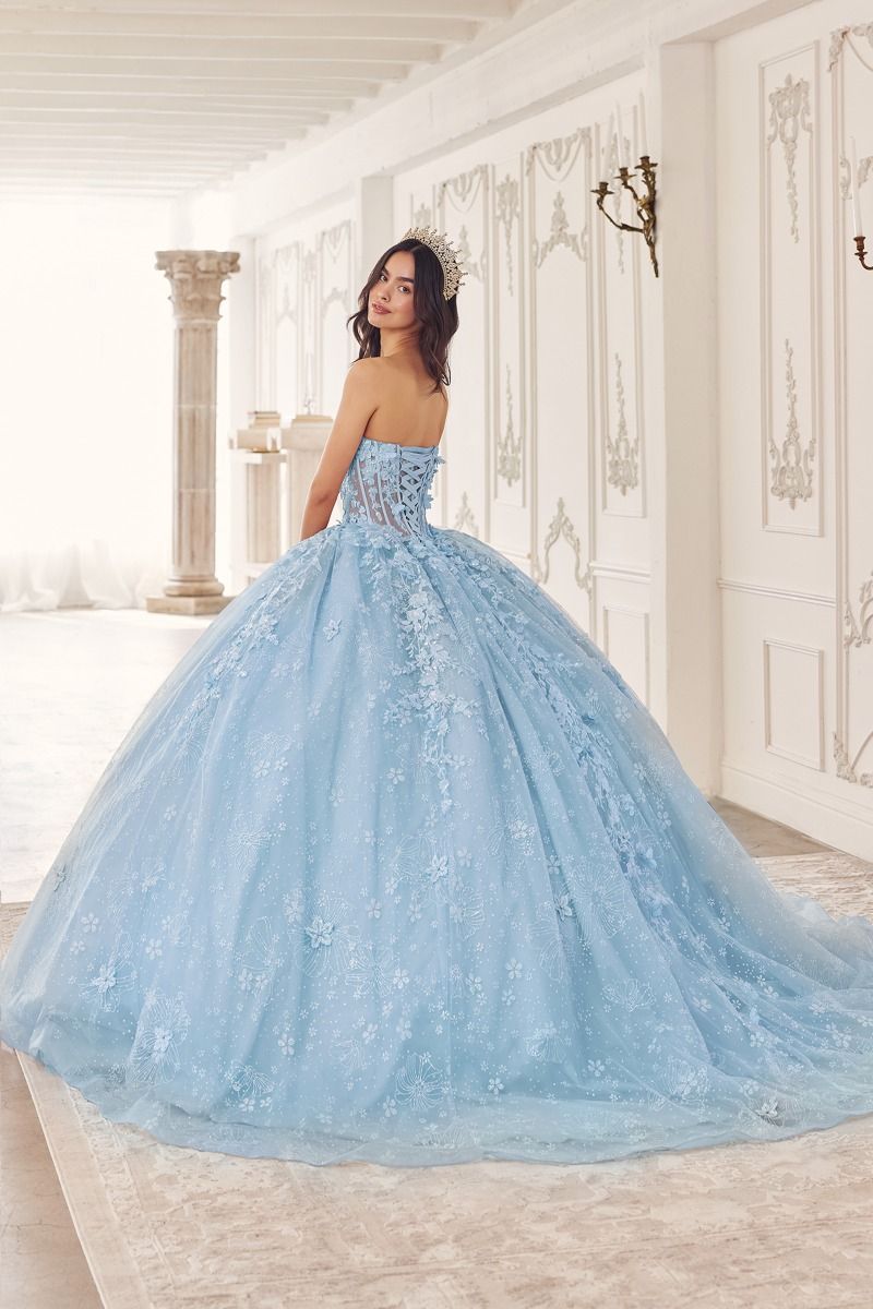 Vestido de Fiesta con Aplicaciones de Encaje con Capa (varios colores)