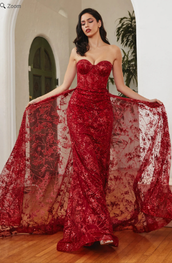 Vestido de Recto con Sobrefalda con Escote de Corazón (Varios Colores)