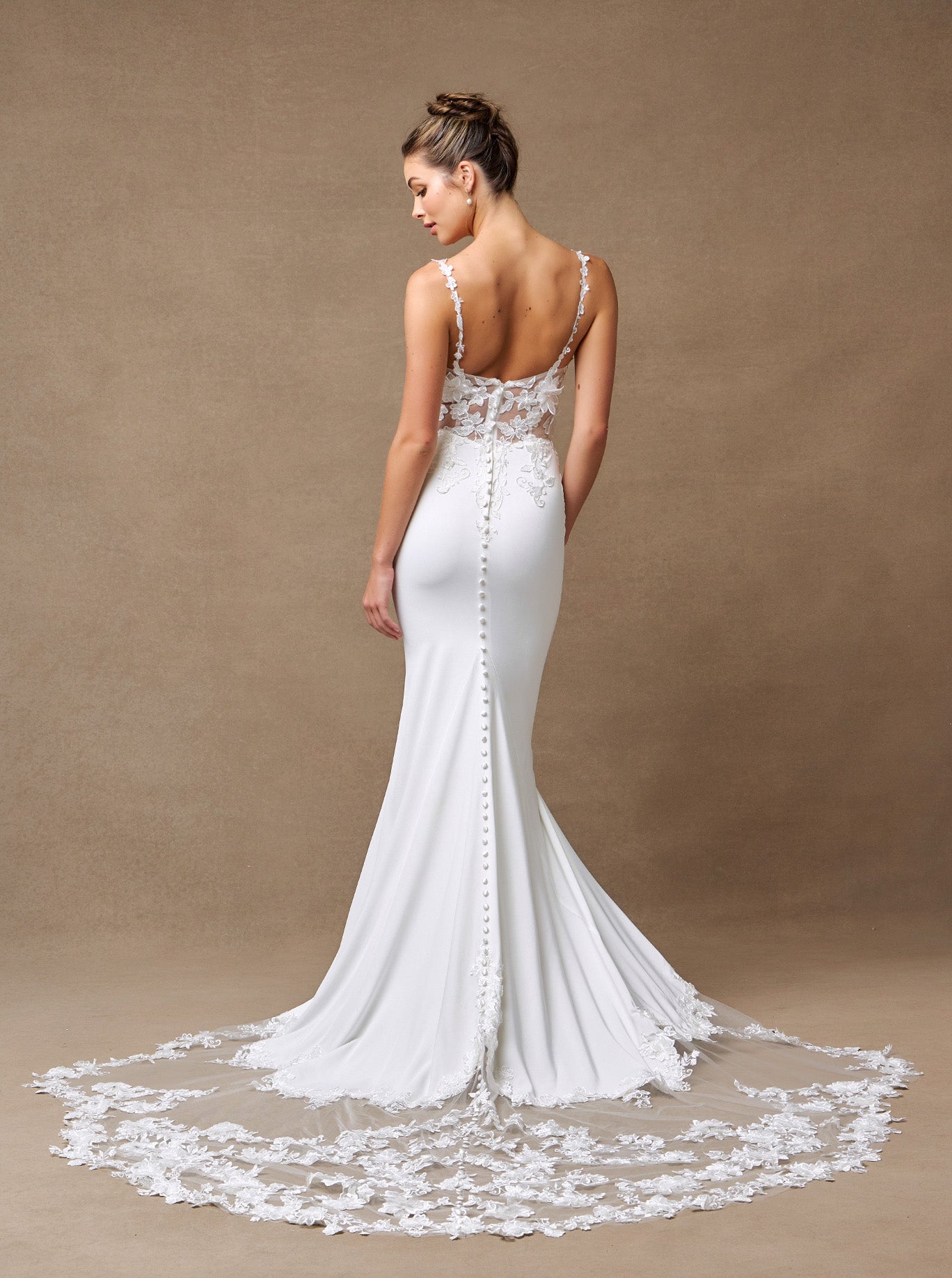 Vestido de Novia Corte Sirena Escote Corazón