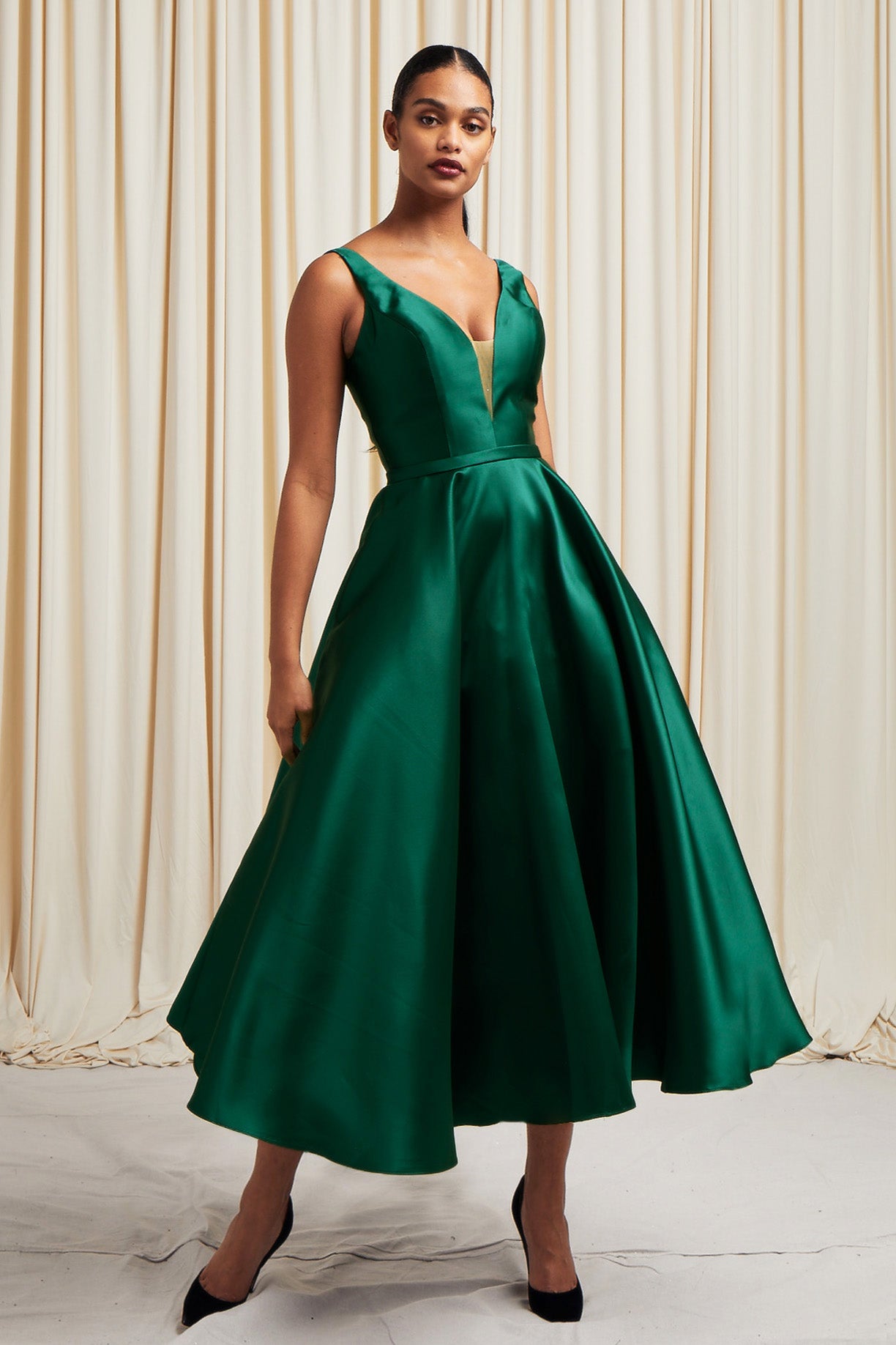 Vestidos en v cortos best sale
