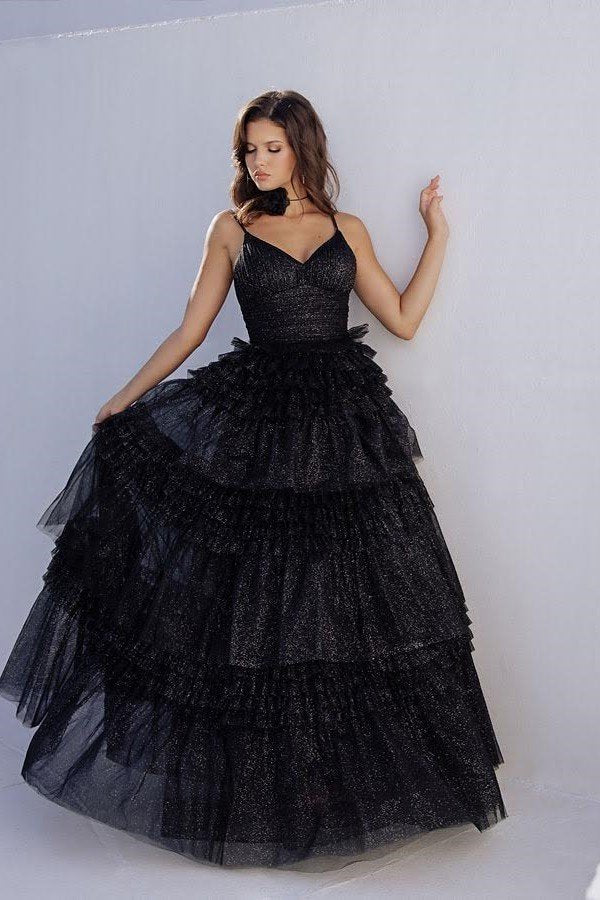 Vestido de Tul con pliegues.