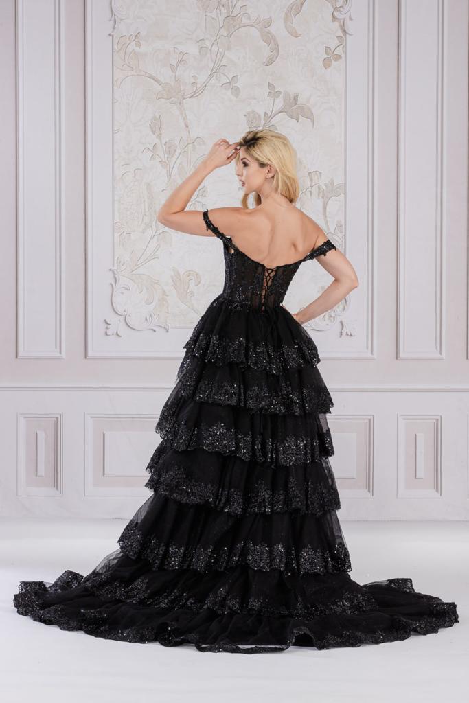 Vestido de Fiesta con Abertura