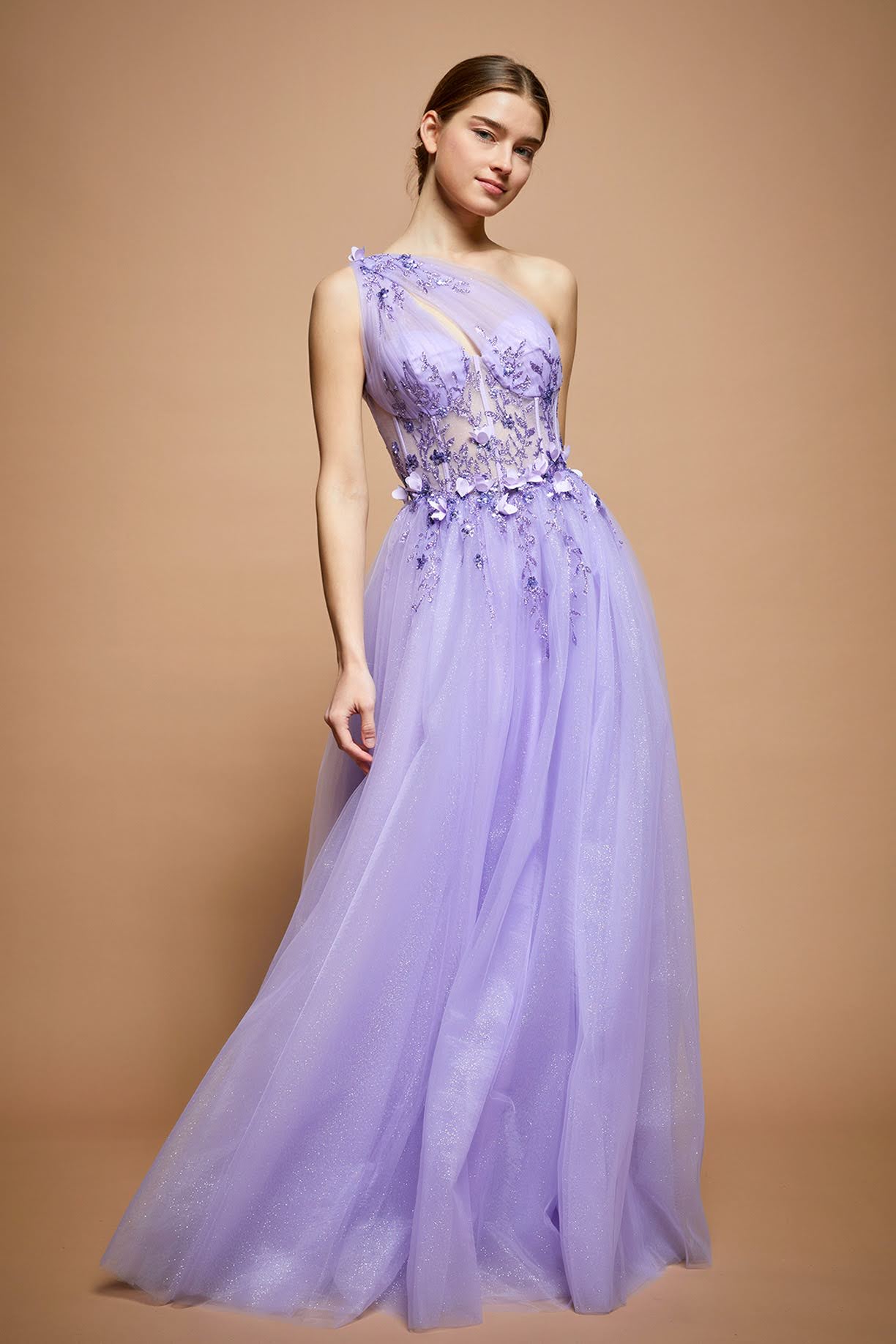 Vestidos Largos Vestido Lila Para Dama De Honor Boda Vestidos