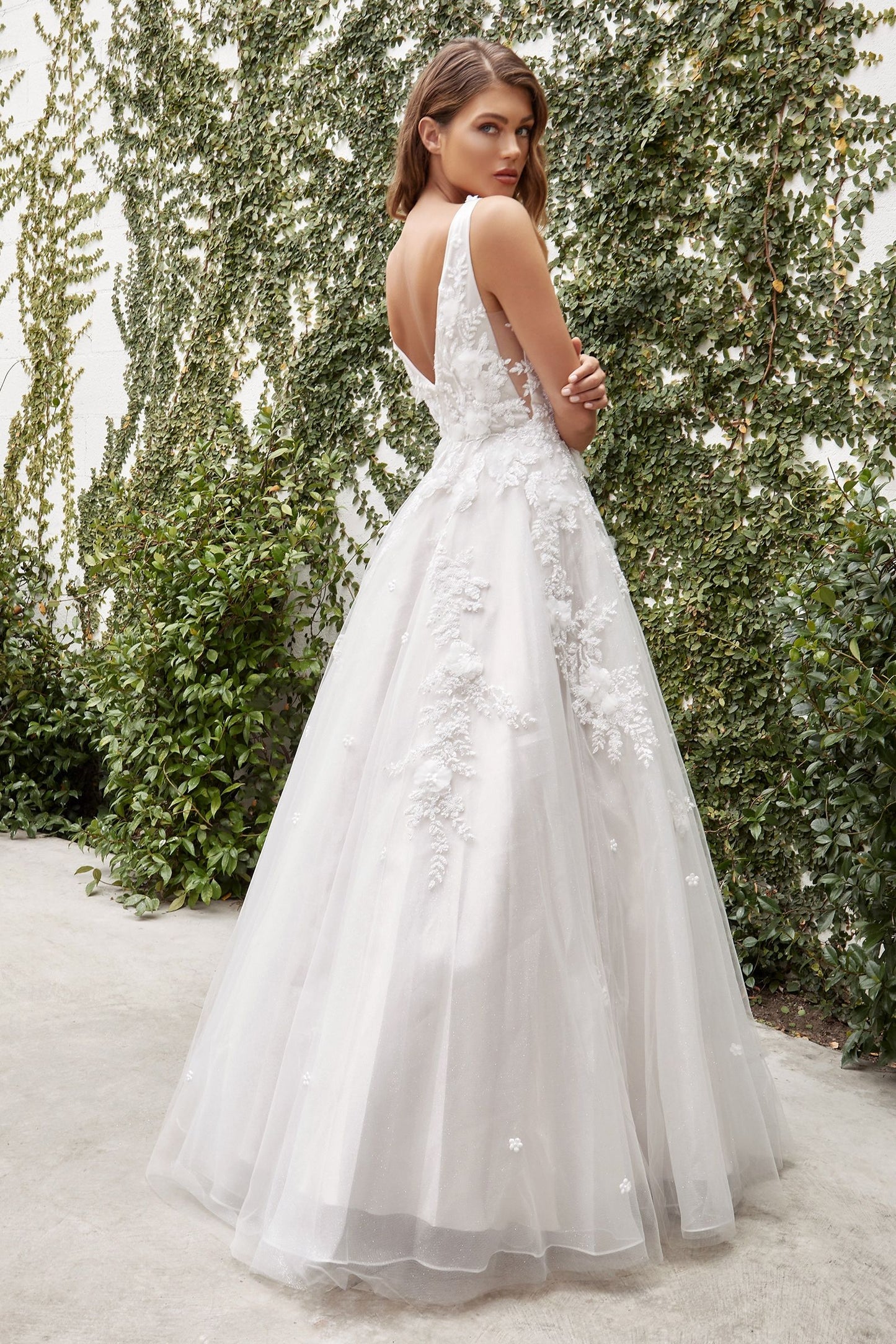 Vestido de Novia con Encaje Gardenia.