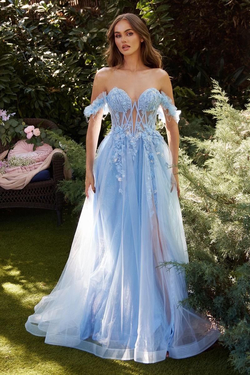 Vestido en Línea A con Hombros Desconectados. (Varios Colores)