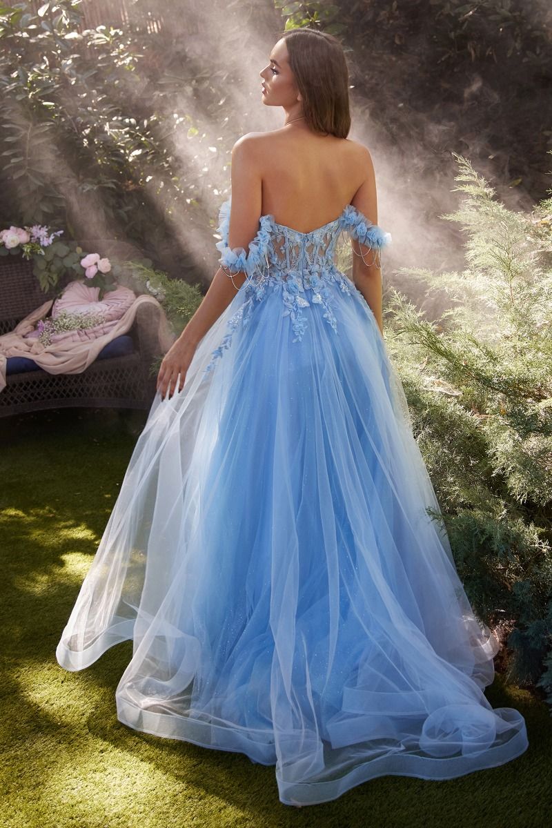 Vestido en Línea A con Hombros Desconectados. (Varios Colores)