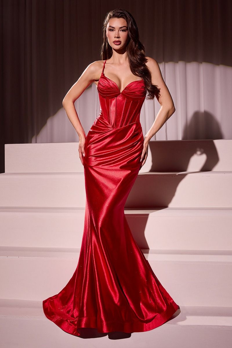 Vestido de Satén Elástico con Brillo. (Varios Colores)