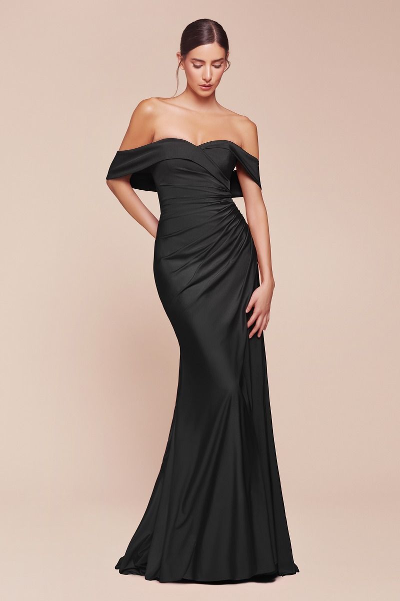 Vestido Con Hombros Estirados de Spandex (Varios Colores)