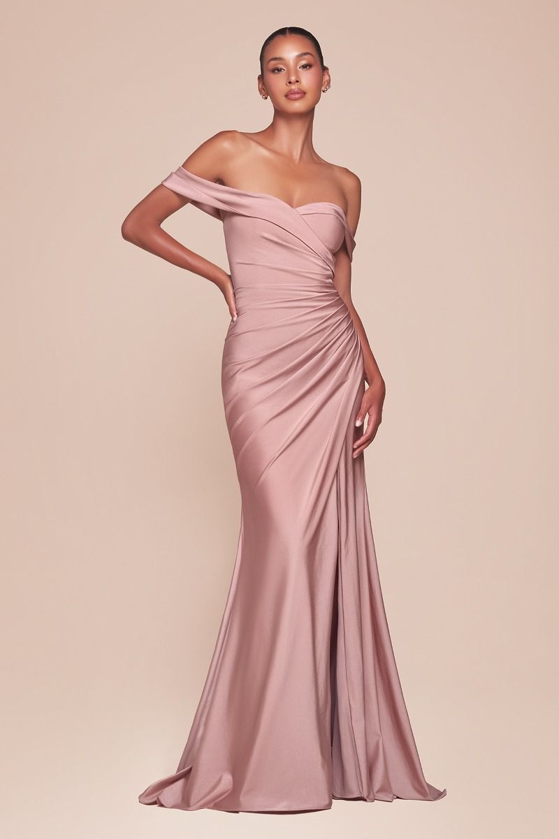 Vestido Con Hombros Estirados de Spandex (Varios Colores)