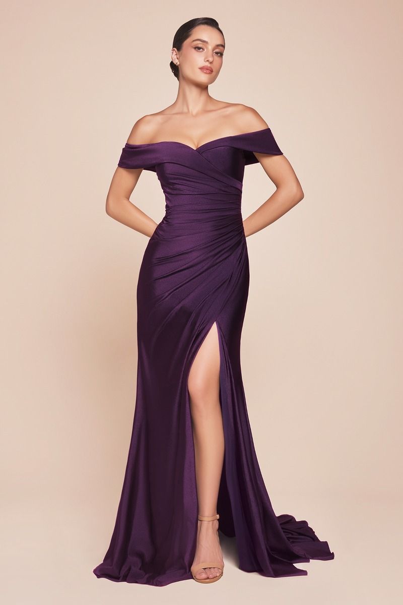 Vestido Con Hombros Estirados de Spandex (Varios Colores)