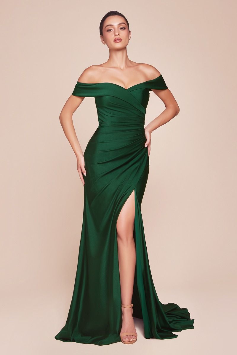 Vestido Con Hombros Estirados de Spandex (Varios Colores)