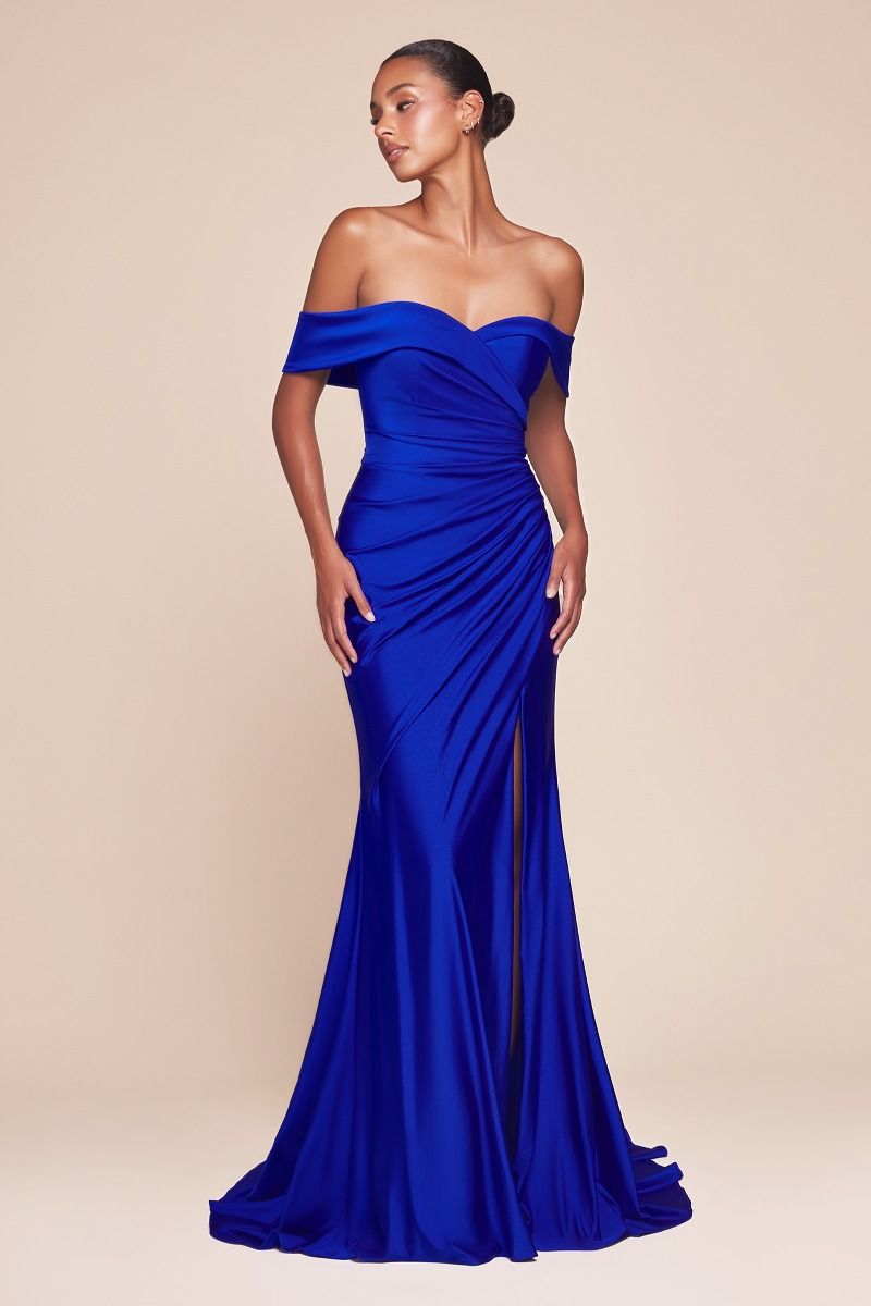 Vestido Con Hombros Estirados de Spandex (Varios Colores)