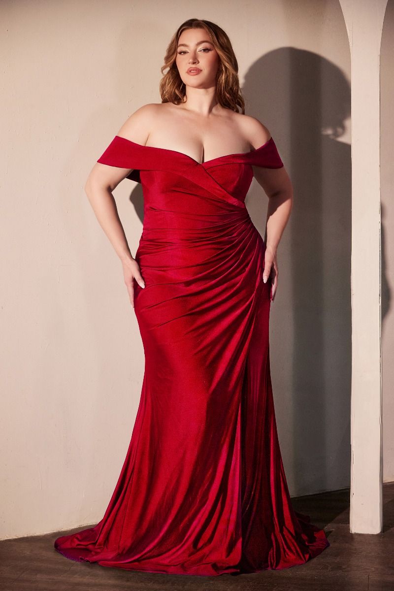 Vestido Curvy Conn Hombros Estirados de Spandex (Varios Colores)