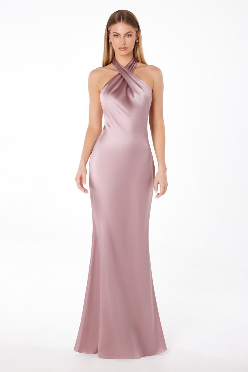 Vestido Corte Sirena con Tirantes Cruzados (Varios Colores)