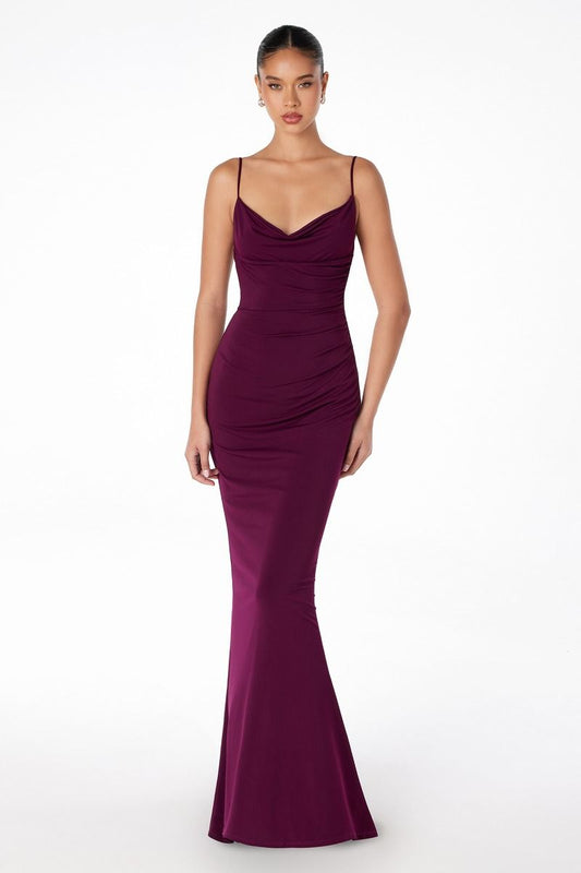 Vestido Corte Sirena Con Tirantes (Varios Colores)