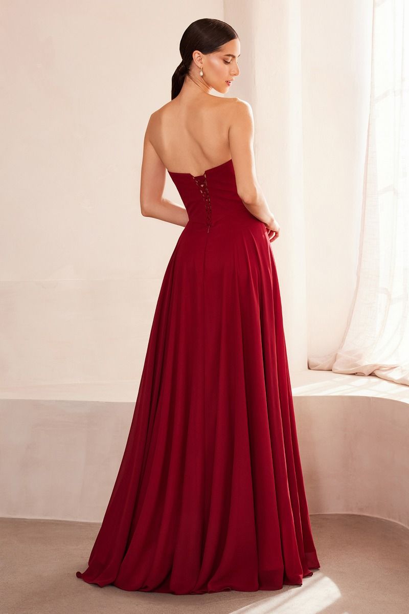 Vestido Dama de Honor Línea A Escote Corazón con Pashmina.(Varios Colores)