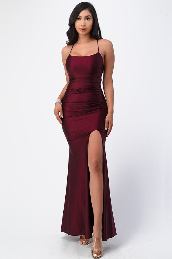 Vestido Sattín de Licra