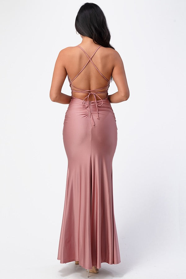 Vestido Sattín de Licra