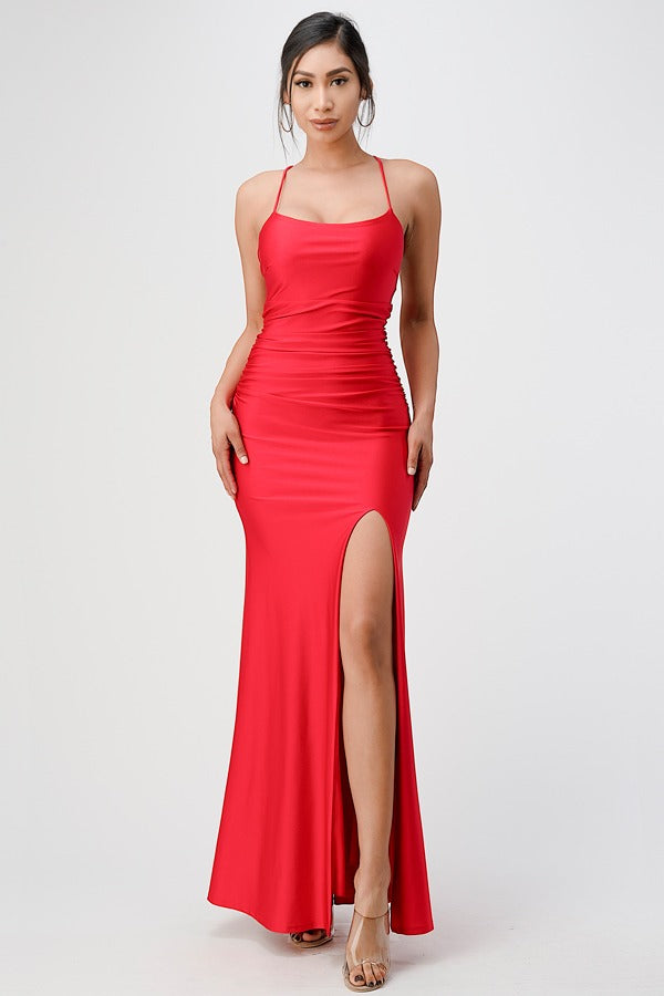 Vestido Sattín de Licra