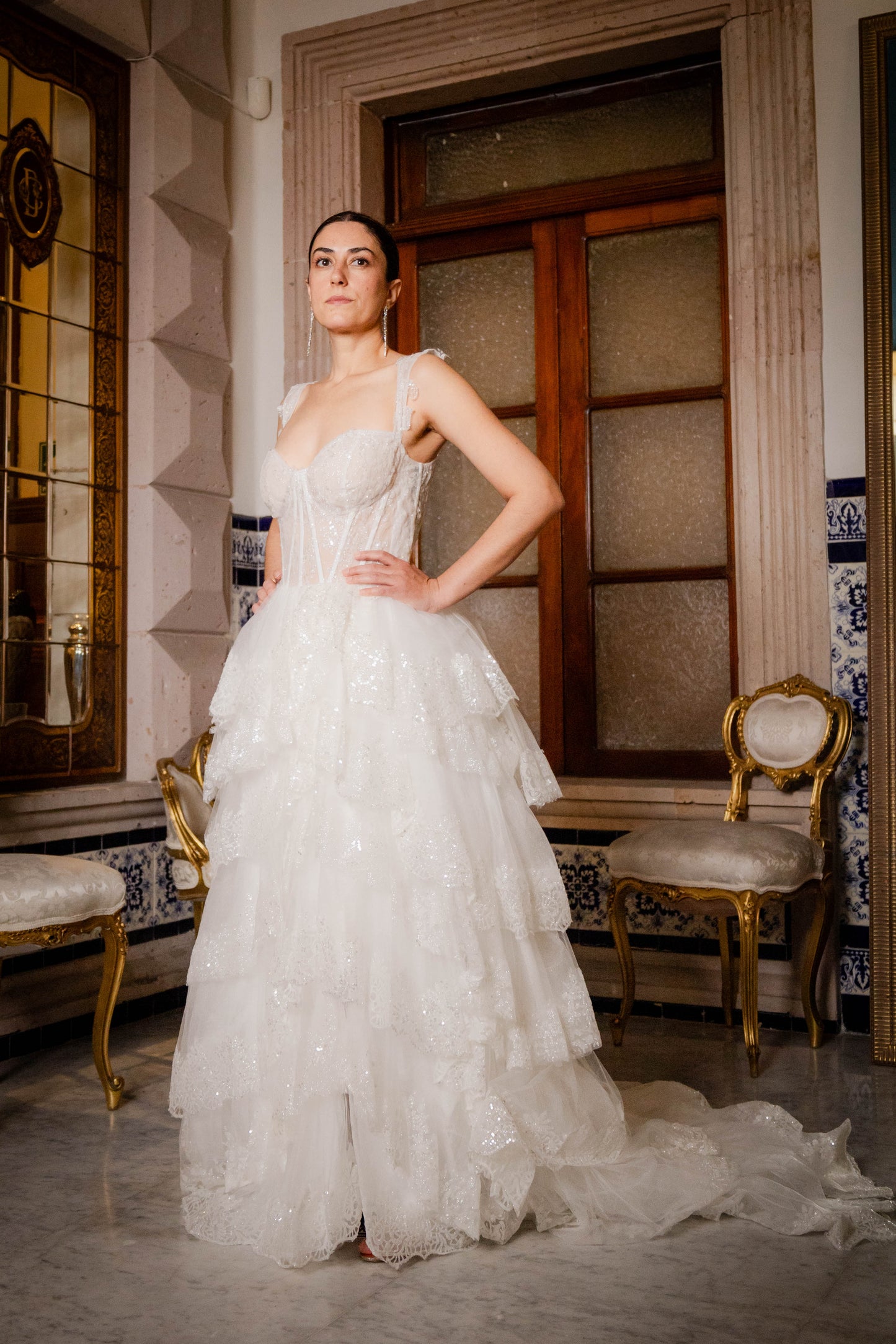 Vestido de Fiesta con Abertura