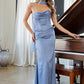 Conjunto de 3 Piezas, Top Corsé, Falda y Bufanda de Gasa (Varios Colores)