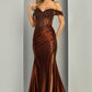 Vestido Corte Sirena de Satén Con Abertura en la Pierna y Cintura Ajustable con Cintas (Varios Colores)