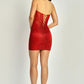 Vestido Corto con Escote en Forma Corazón (Varios Colores)