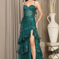 Vestido con Corse, tirantes y capas (Varios Colores)