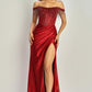 Vestido Con Abertura en la Pierna y con Adornos de Lentejuela y Cuentas. (Varios Colores)