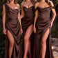Vestido Corsé de Satén Conn Un Hombro (Varios Colores)