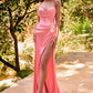 Vestido de Noche con Corsé Ajustable y Tela Satinada (Varios Colores)
