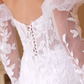 Vestido de Novia Corte Sirena sin Tirantes y Mangas Color Off White.