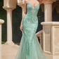 Vestido Corte de Sirena Con Tirantes. (Varios Colores)