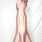 Vestido Corte  de sirena con un solo hombro. (Varios Colores)
