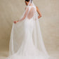 Vestido de Novia Corte Sirena de Encaje con Velo Incluido Color Off White