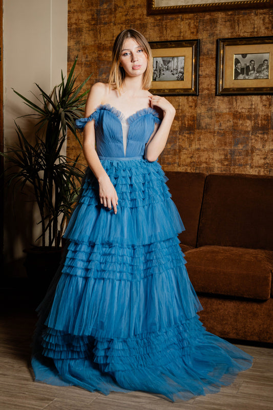 Vestido Transparente Iridiscente. – Boutique Maria Regna