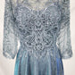 Vestido Midi con Bordados Ornamentales con Lentejuelas y Mangas 3/4 (Varios Colores)