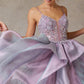 Vestido Línea A Con escote V y Detalles de Encaje. (Dos Colores)