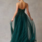 Vestido Con Tirantes Escoite Corazón y con Cola (Dos Colores)