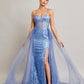 Vestido Con Tirantes Escoite Corazón y con Cola (Varios Colores)