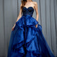 Vestido de Corsé en Capas con Cola (Varios Colores)