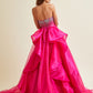 Vestido de Corsé en Capas con Cola (Varios Colores)