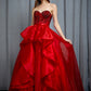 Vestido de Corsé en Capas con Cola (Varios Colores)