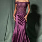 Vestido Corte Sirena Con Hombros Descubiertos (Varios Colores)