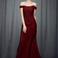 Vestido Corte Sirena Con Hombros Descubiertos (Varios Colores)