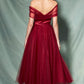 Vestido Con Hombros Descubiertos, Escote en Corazón (Varios Colores)
