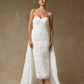 Vestido de Novia Midi Con Cauda Color Off White