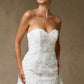 Vestido de Novia Midi Con Cauda Color Off White