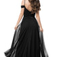 Vestido de Chiffon al Hombro con Tirantes (Varios Colores)