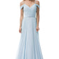Vestido de Chiffon al Hombro con Tirantes (Varios Colores)